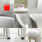 カッシーナ Cassina オラ 367 HOLA アームチェア 本革 フルレザー ホワイト ハンス・ウェッツスタイン 定価￥374,000- A ●