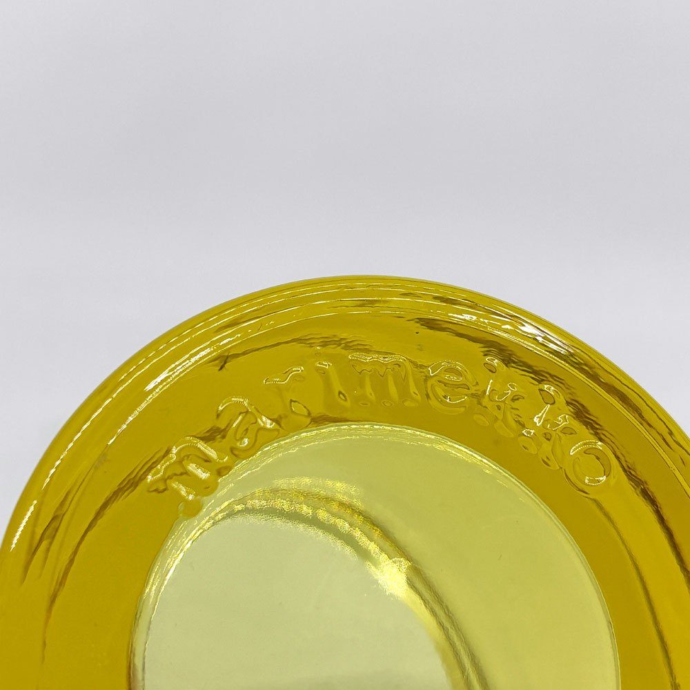 イッタラ iittala マリメッコ marimekko キビ kivi キャンドルホルダー イエロー 60mm フィンランド 北欧雑貨  ●