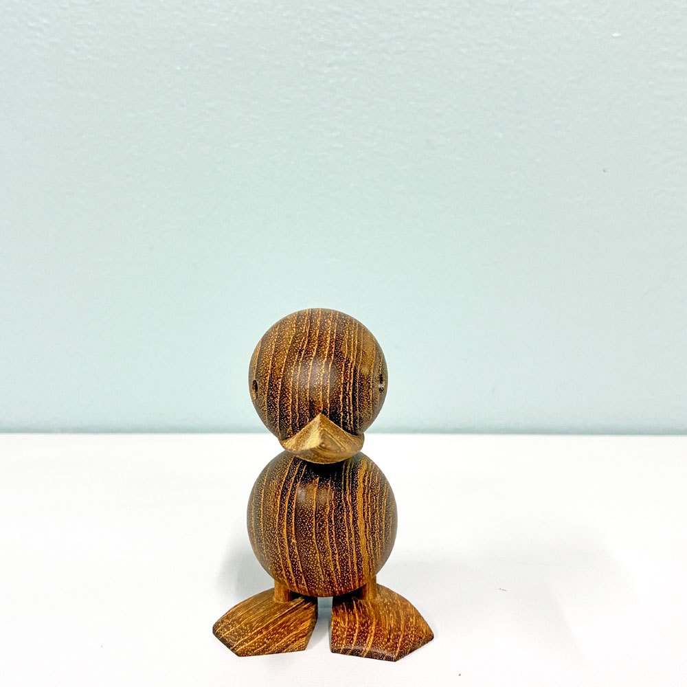 アーキテクトメイド Architectmade ダックリング Duckling チーク無垢材 オブジェ H9cm ハンス・ボーリン Hans Bolling 定価￥16,390- A ◎