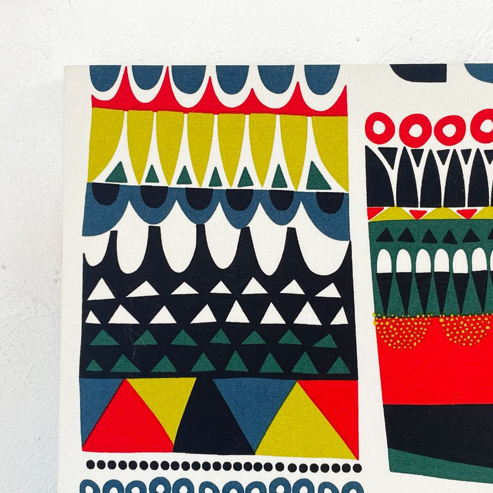 マリメッコ marimekko クックルールー Kukkuluuruu ファブリックパネル 40x40cm サンナ・アンヌッカ フィンランド 北欧雑貨 ★
