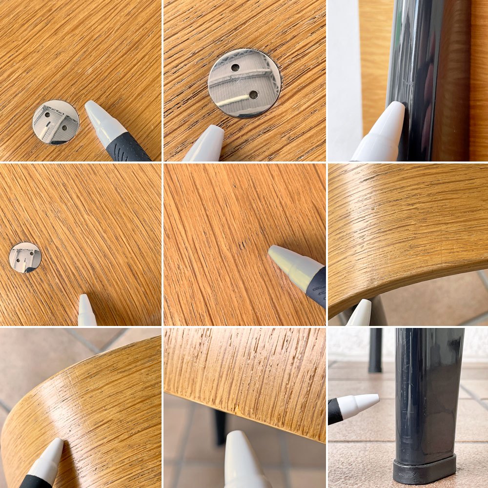 ヴィトラ vitra スタンダードチェア Standard chair ナチュラルオーク×ディープブラック ジャン・プルーヴェ Jean Prouve 名作椅子 ◇