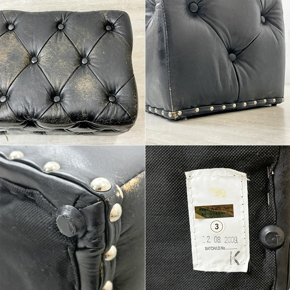 ハロ HALO ロード ディグズビー LORD DIGSBY スモール オットマン OLD GLOVE ESPRESSO 本革 ベンチ スツール ●