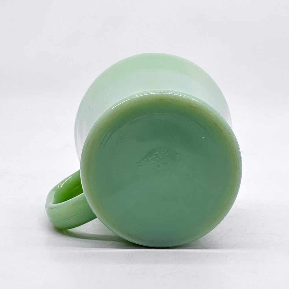 ファイヤーキング FIRE KING ジェダイ JADE-ITE マグカップ Dハンドル フラットボトムタイプ USビンテージ 1950年代～1960年頃 B ●