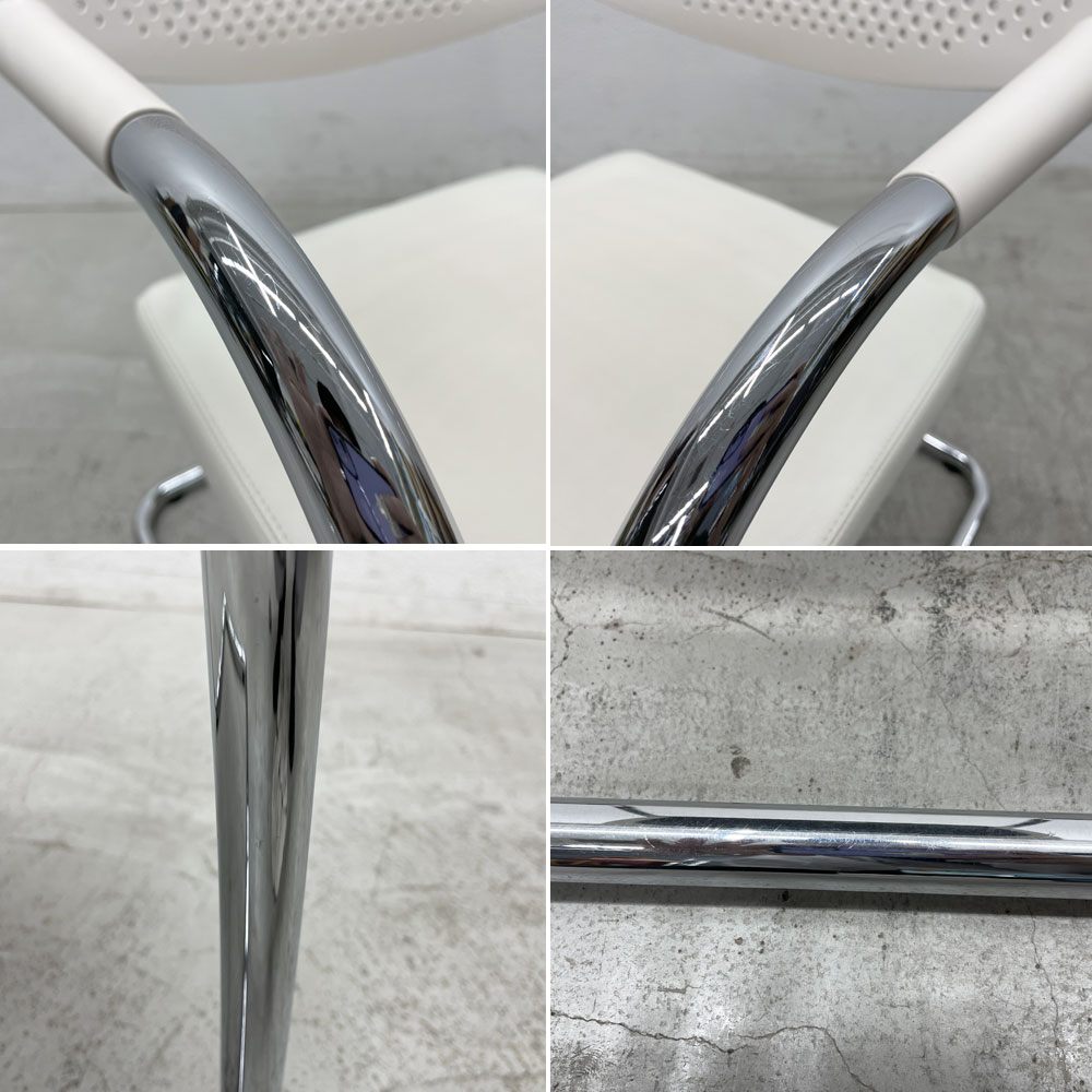 ヴィトラ vitra ビザビ2 Visavis2 アームチェア デスクチェア カンティレバー スタッキング不可仕様 アントニオ・チッテリオ B 〓