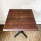 イデア IDEA カフェテーブル ブナ材天板 ウォールナット色 NA 60×60cm Original + 鉄脚 311A BK 合計定価￥23,700- ◎