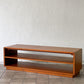 イデー IDEE マルー TV キャビネット MALUH TV CABINET AVボード アジャスター オープンタイプ アントンブラウン アッシュ材 W140cm 定価133,100円 良品 ◇