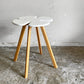 天童木工 Tendo クローバー Clover スツール ハイ ホワイトカラー T-3140MD-WA ビーチ材 MDF スタッキング H44cm 小池智子 国産家具 ■