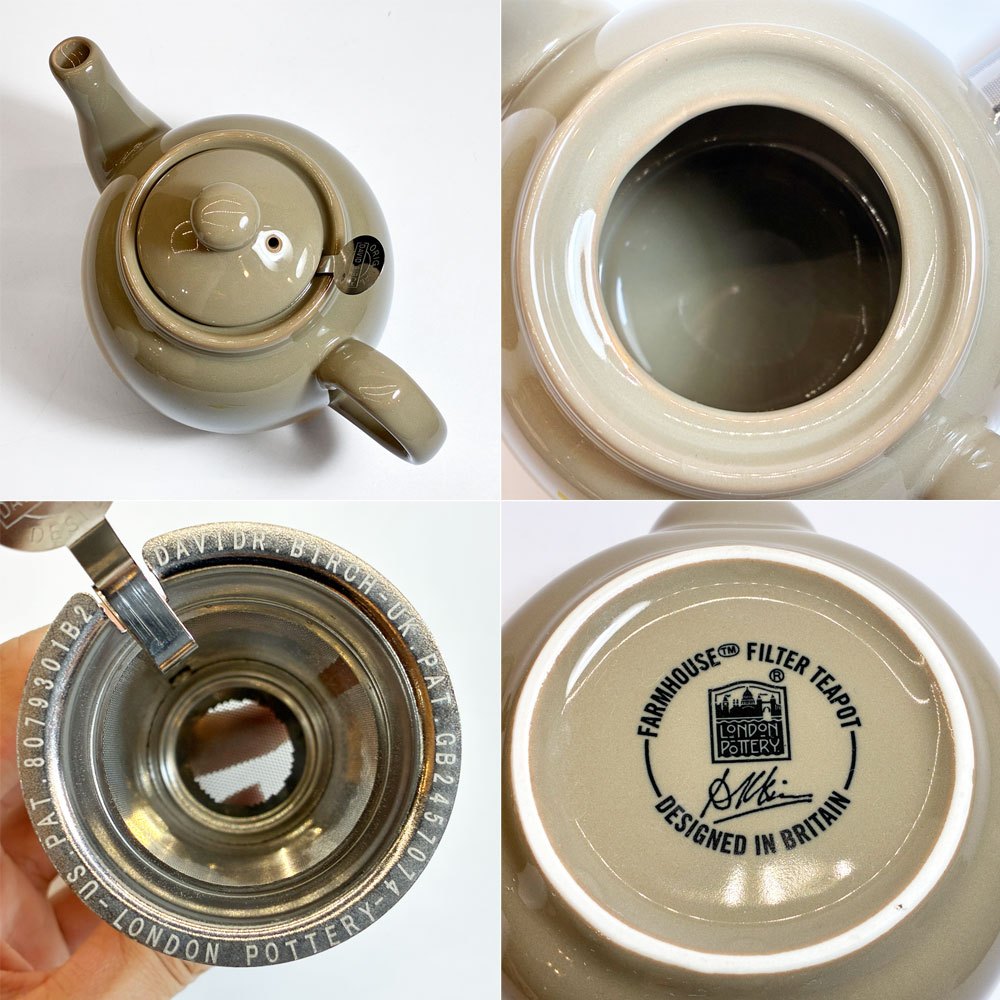 ロンドンポタリー london pottery ティーポット 急須 2カップ 600ml トフィー イギリス ★