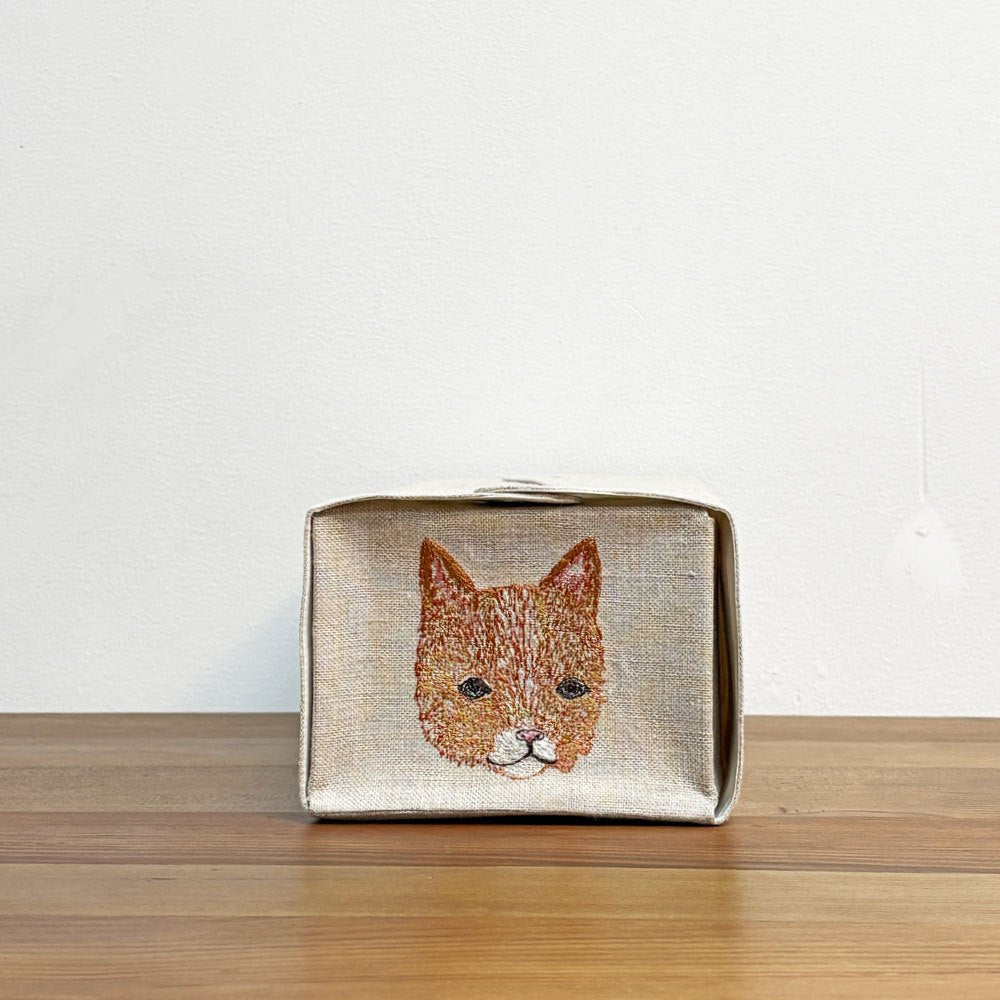 コーラルアンドタスク Coral & Tusk Dogs and Toys ティッシュボックスカバー リネン マグネット 刺繍 ●