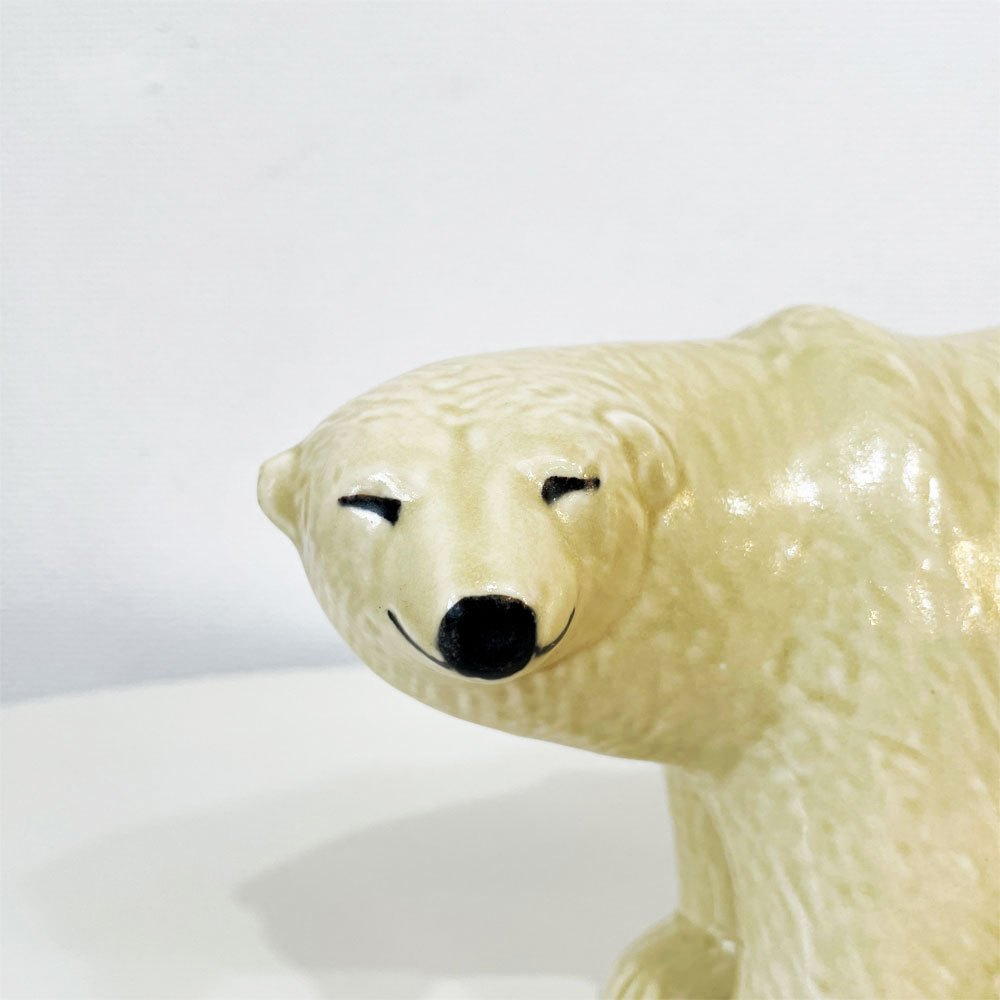 ポーラーベア Polar bear 親熊 白熊 リサラーソン Lisa Larson オブジェ 北欧雑貨 復刻品 ◎