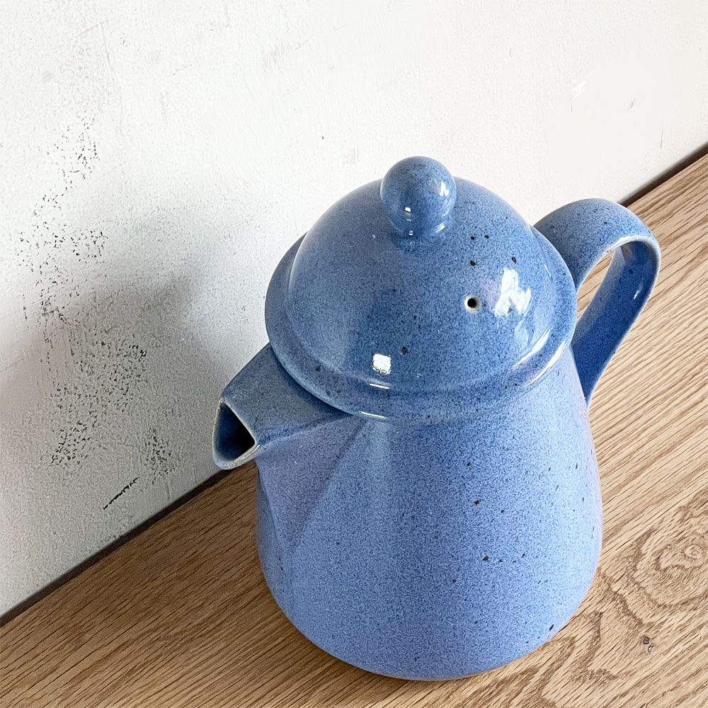 ダンスク DANSK ニールストーン neilstone セラミック ピッチャー ポット ブルー ビンテージ 北欧 ■