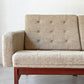 フランス＆サン France & Søn モジュラインソファ Moduline Sofa ラウンジチェア 2Pソファ チーク材 グレーファブリック デンマークビンテージ ★