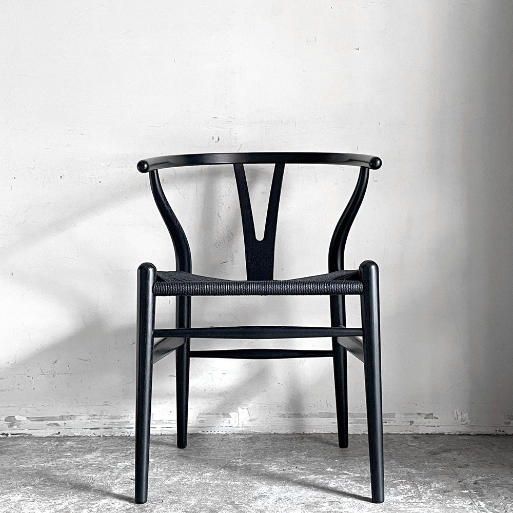 カールハンセン＆サン Carl Hansen & Son CH24 Yチェア オーク材 ブラックラッカー×ブラックペーパーコード ハンス・J・ウェグナー デンマーク 北欧家具 ■