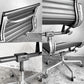ハーマンミラー Herman Miller イームズアルミナムグループチェア マネージメントチェア アルミバフベース 回転式昇降 5本脚 キャスタータイプ 本革 イームズ ■
