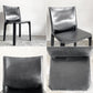 カッシーナ Cassina キャブチェア 412 CAB CHAIR アームレス 本革 ブラック マリオ・ベリーニ MoMA イタリアンモダン B ■
