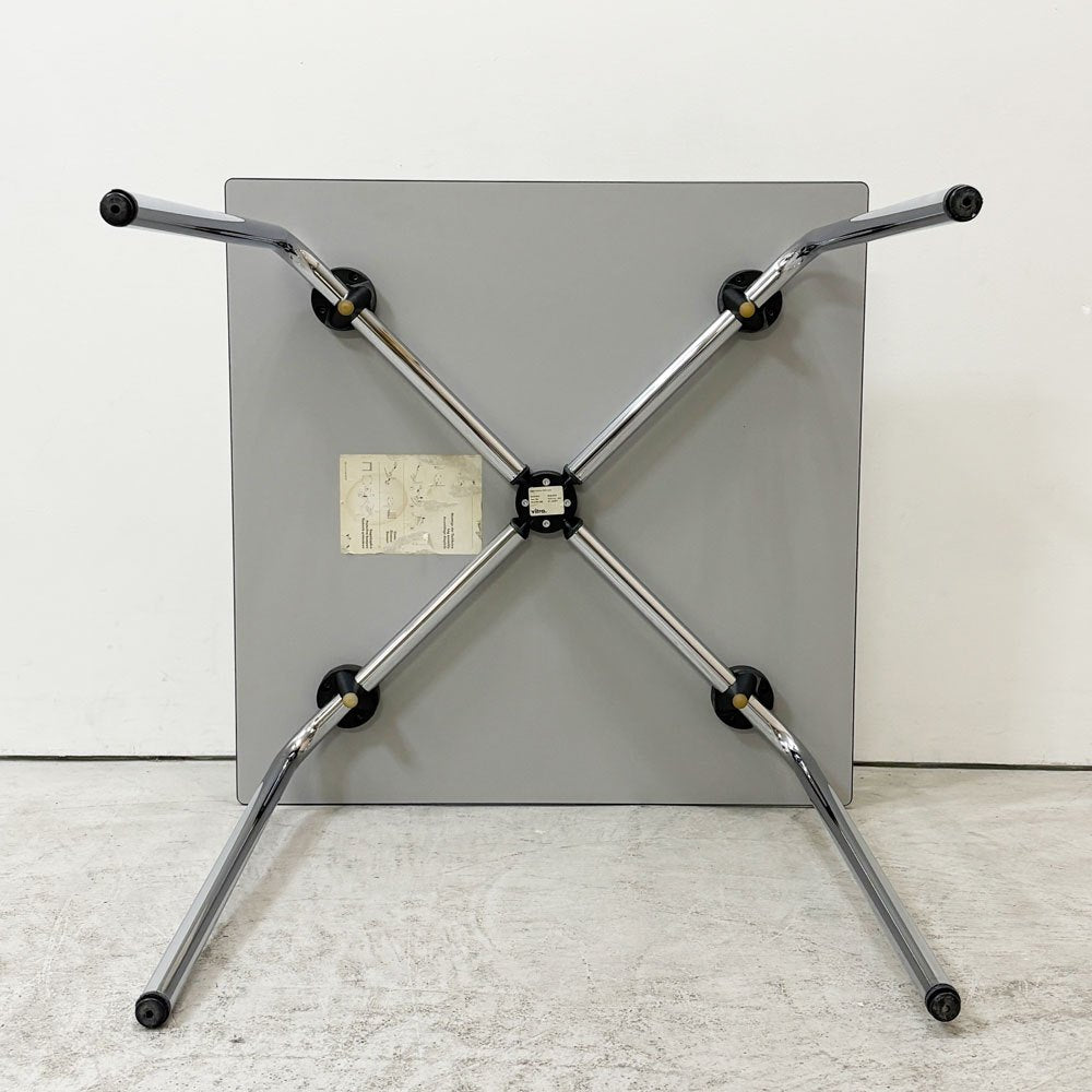 ヴィトラ vitra ハルテーブル HAL Table Square ダイニングテーブル スクエア W75cm グレー ジャスパー・モリソン 廃番 ●