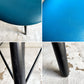 ハーマンミラー HermanMiller サイドシェルチェア ドゥエルレッグ DSW ピーコックブルー × エボニー ポリプロピレン製 イームズ ミッドセンチュリー 廃番色 ♪