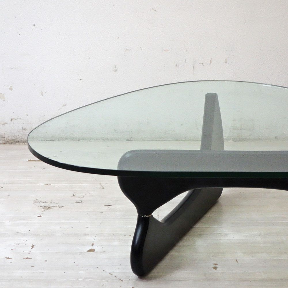イサムノグチ Isamu Noguchi コーヒーテーブル Coffee Table ガラス天板厚20mm リプロダクト品 デザイナーズ家具 名作 ●