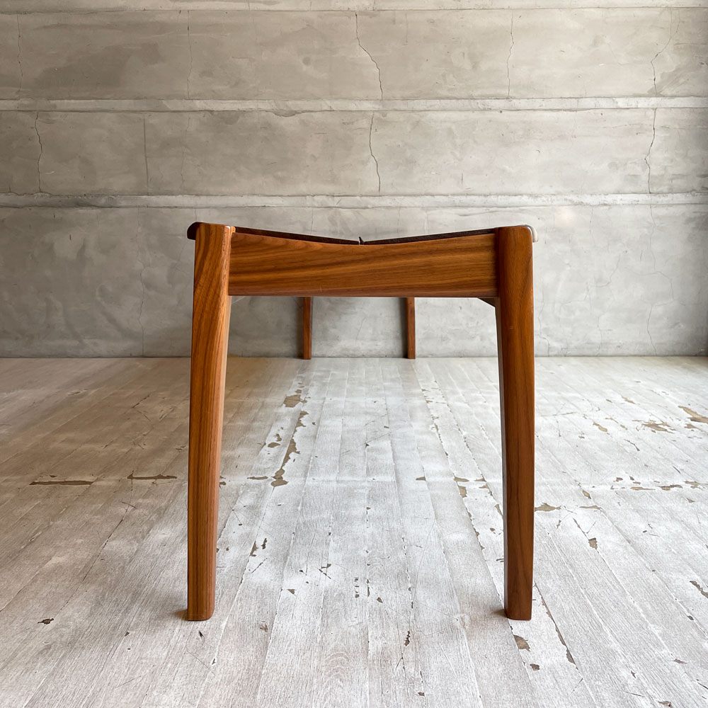 冨士ファニチア FUJI FURNITURE コティ Koti 3Pベンチ X02580S W160cm ウォールナット材 板座 定価￥134,200- ♪