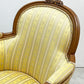 クラシカルデザイン Classical Design  1人掛けソファ ファブリック フルーディング彫り ヨーロピアンクラシカルデザイン A ●