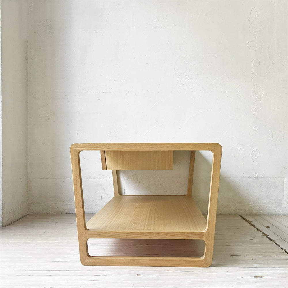 リラックスフォーム RELAX FORM クラム センターテーブル CLAM CENTER TABLE タモ材 W105cm 定価￥44,000- ★