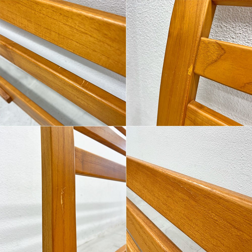 スキャンティーク SCANTEAK ステラン STELLAN ベッドフレーム キングサイズ チーク無垢材 北欧スタイル 〓