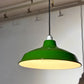 パシフィックファニチャーサービス P.F.S ホーロー ペンダントライト ENAMEL LAMP SHADE 14 ソケットコード付き グリーン ●