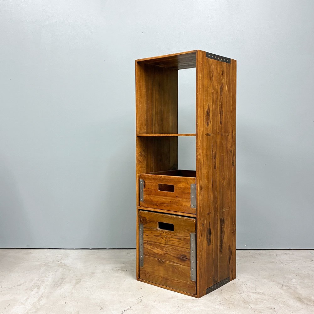 アクメファニチャー ACME Furniture トロイ TROY オープンシェルフ 3段 Lサイズ + トロイボックス TROY BOX S & L 2個セット ◎