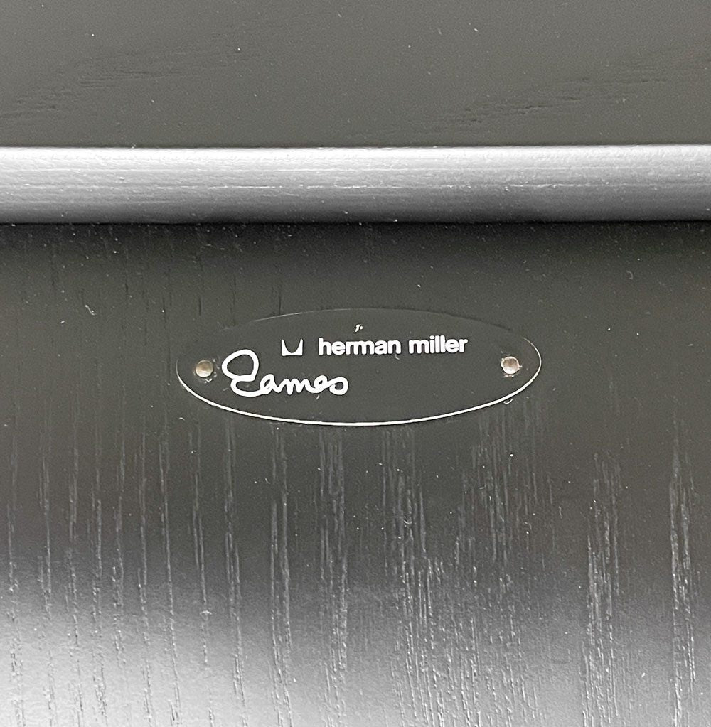 ハーマンミラー Herman Miller イームズ プライウッドチェア LCW エボニー ウッドレッグ C&R イームズ ミッドセンチュリー ●