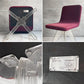 アウトデザイン OUT DeSIGN×ワーズウィズ Waazwiz マペルチェア Mapell chair ファブリック ポリカーボネート脚  黒川勉 限定品 ♪
