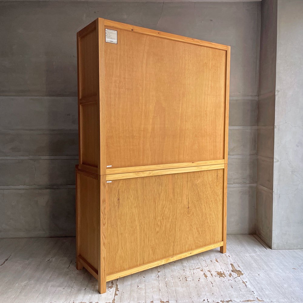 クラッシュゲート CRASH GATE イージーライフ Easy Life テストキャビネット TEST CABINET 食器棚 カップボード ナラ無垢材 廃番 ♪