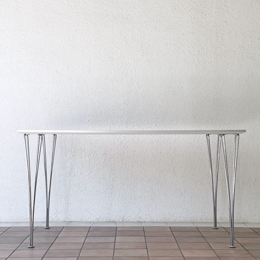 フリッツハンセン Fritz Hansen 長方形テーブル ダイニングテーブル B637 W140cm ラミネート天板 ピート・ハイン / アルネ・ヤコブセン / ブルーノ・マテソン ◇