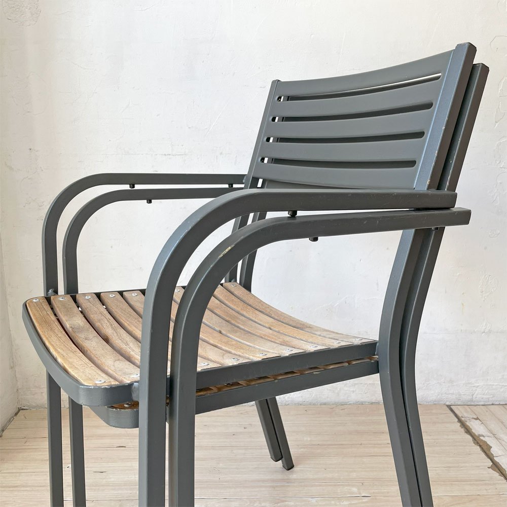 エミュー emu セーニョチェア SEGNOCHAIR ガーデンチェア アーム スタッキング イタリア ニ脚セット ★