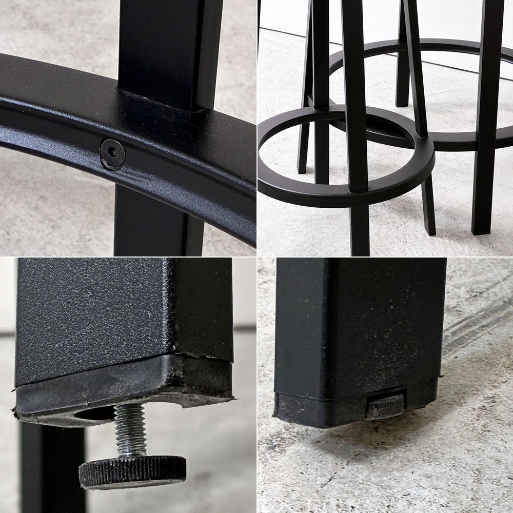 ヘイ HAY リボルバー バーテーブル REVOLVER BAR TABLE W75 × H105cm ブラック レオン・ランズメイヤー デンマーク 定価￥99,000 - ●