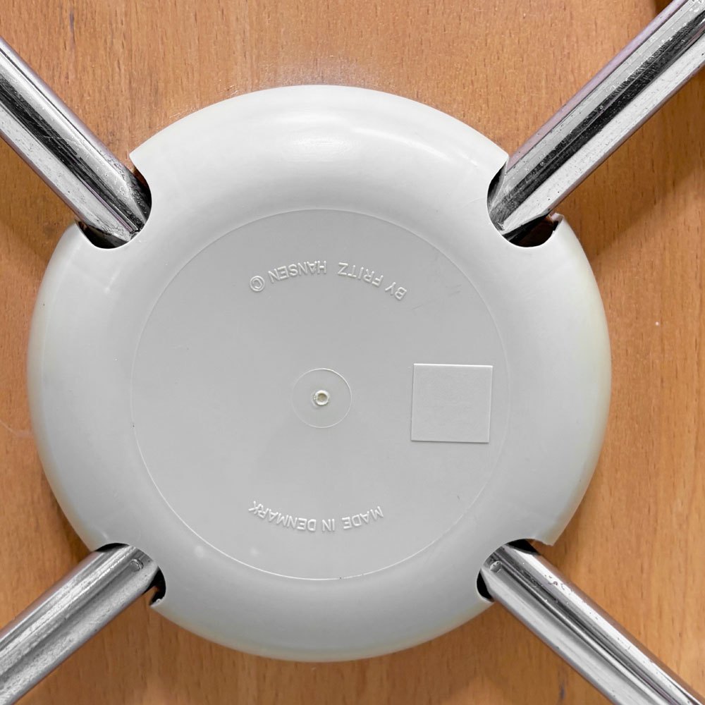 フリッツハンセン Fritz Hansen 3101 アリンコチェア アントチェア 4本脚 ナチュラルビーチ ラッカー仕上げ フェルトグライズ アルネ・ヤコブセン D ●