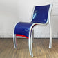 カルテル Kartell FPE chair スタッキングチェア ダイニングチェア アルミ ポリプロピレン ブルー ロンアラッド イタリアモダン 廃番 ◎