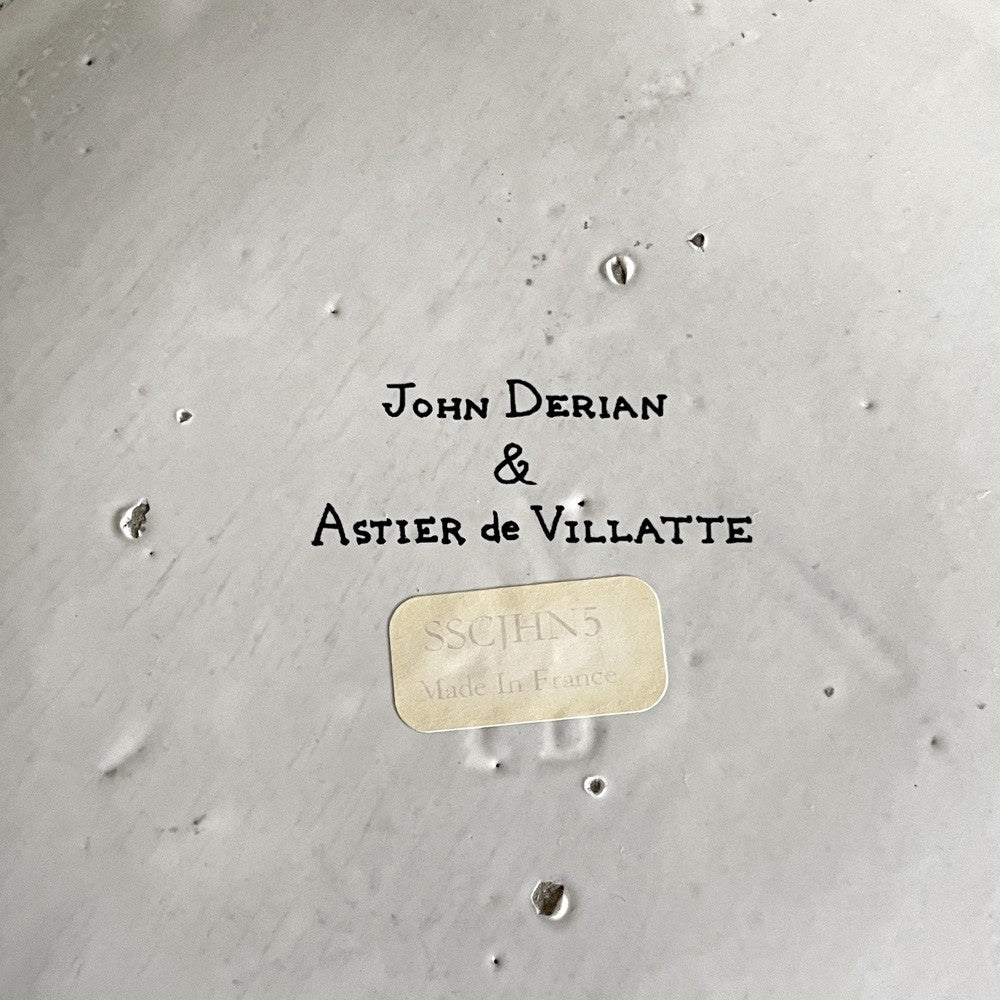 アスティエ・ド・ヴィラット ASTIER de VILLATTE ジョンデリアン JOHN DERIAN ラブ Love スモールプレート Φ16cm 陶器 フランス ■