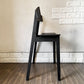 ワオ WOW ハーフチェア half chair オーパスワン Op.1 ホワイトアッシュ材 ブラック 引出し付 チョン・ウジン 旭川家具 定価￥62,700- ◎