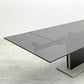 ボーコンセプト Boconcept モンツァ Monza ダイニングテーブル ガラス天板 エクステンション W190～280cm スモークガラス モノトーン 〓
