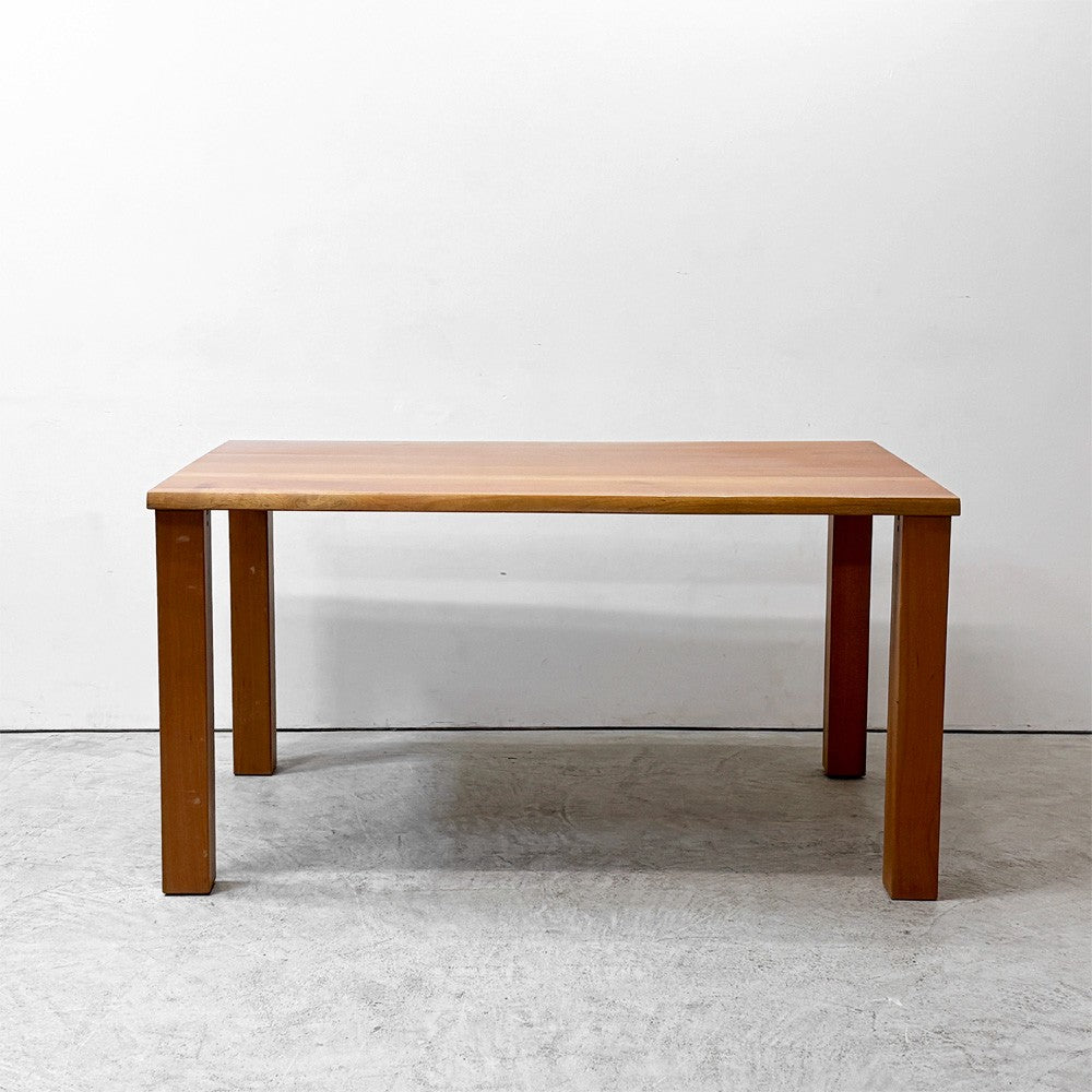 葉山ガーデン 葉山家具 チェリー無垢材 ダイニングテーブル 耳付き W135cm ナチュラルデザイン 国産家具 ●