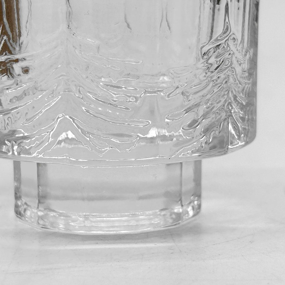 イッタラ iittala クーシ kuusi キャンドルホルダー モミの木 12角形 W6cm フィンランド 北欧雑貨 80s ビンテージ ●