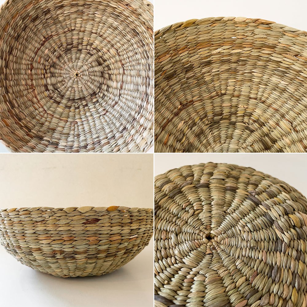 SPACE A&CO 水草 バスケット Φ28.5cm イギリス製 旧shop281 有元葉子 B ◎