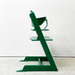 ストッケ STOKKE トリップトラップ TRIPP TRAPP ベビーチェア キッズチェア S/N6～ ガード・グライダー付き グリーン ノルウェー 北欧家具 ●