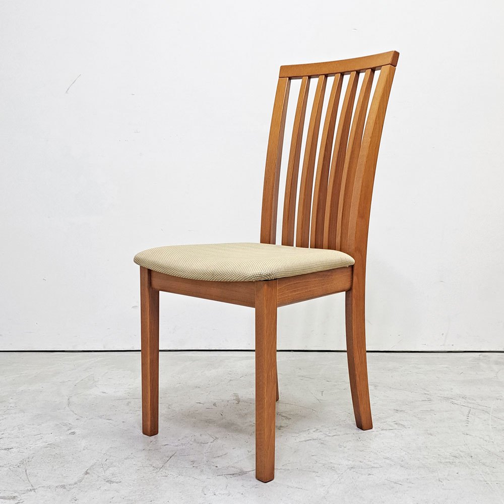 スコービー Skovby ダイニングチェア SM66 ビーチ材 ファブリック モダンデザイン デンマーク 北欧家具 A ●