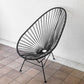 メトロクス METROCS アカプルコチェア Acapulco Chair ブラック アウトドアチェア PVCコード ブラックスチール ハンドメイド メキシコ 定価￥70,400- ◇