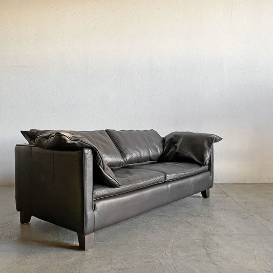 アクタス ACTUS ファイブバイファイブ five by five レット LETTE 2.5シーターソファ W176cm 本革 ダークブラウンレザー 廃番 〓