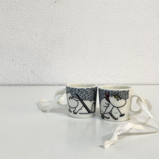 アラビア ARABIA ムーミン MOOMIN パパ & リトルミー ミニマグ・オーナメント 2012年限定品 フィンランド 北欧雑貨 ◎