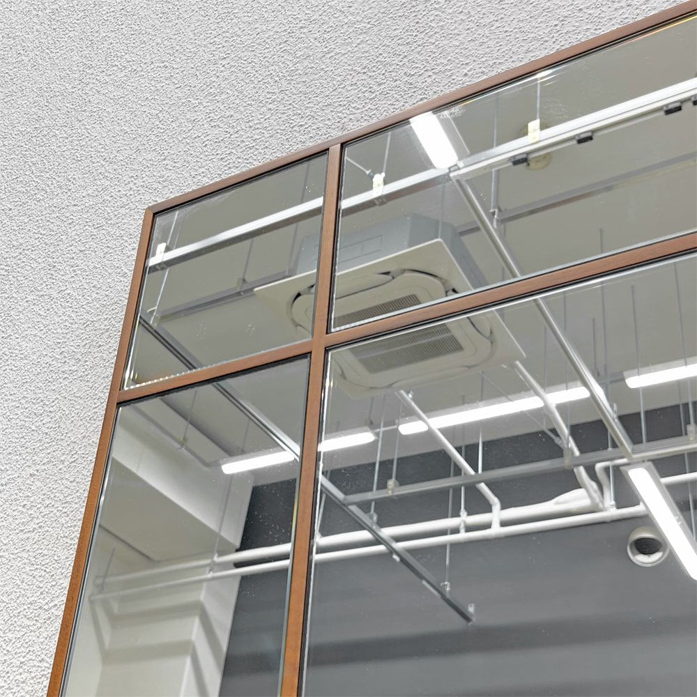ポラダ porada フォーシーズンズ・クアドラート ミラー FOUR SEASONS QUADRATO MIRROR 100cm ウォールナット無垢材 〓