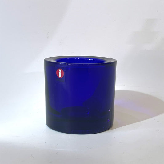 イッタラ iittala マリメッコ marimekko キビ kivi キャンドルホルダー コバルトブルー Cobalt blue ヘイッキ・オルヴォラ 北欧 ★