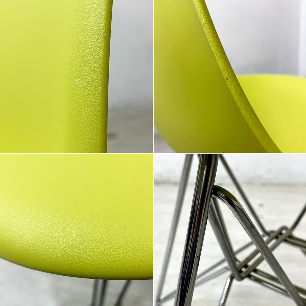 ハーマンミラー Herman Miller サイドシェルチェア イエロー ポリプロピレン製 エッフェルベース C&R イームズ ミッドセンチュリー ●